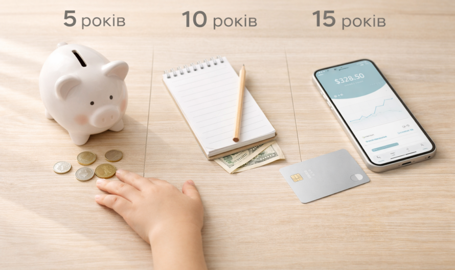 Фінансова Грамотність для Дітей: Як Пояснити Гроші у 5, 10 та 15 Років