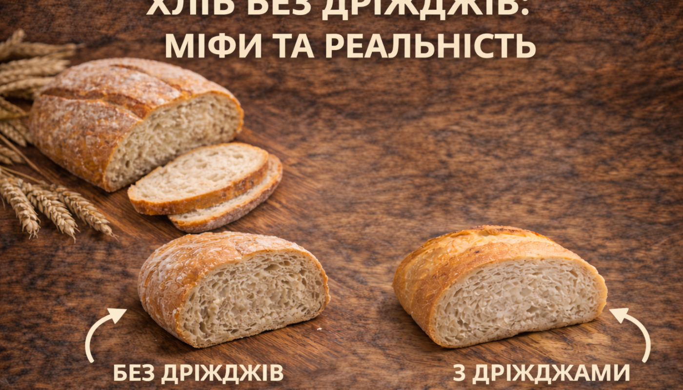Хліб без дріжджів: міфи та реальність