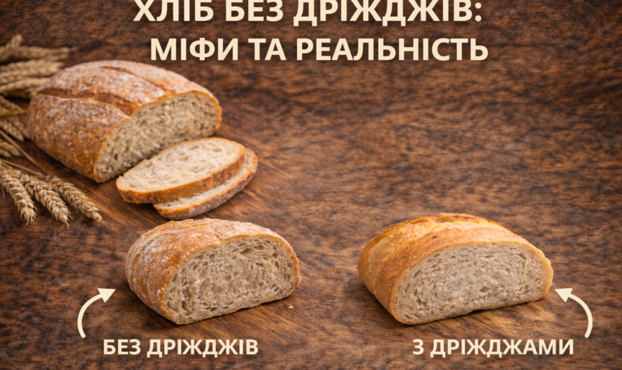 Хліб без дріжджів: міфи та реальність